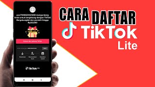 Cara Daftar Tiktok Lite Terbaru 2021