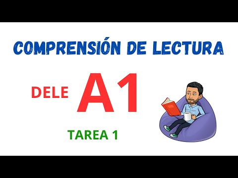 ✅📖COMPRENSIÓN DE LECTURA📖✅ - DELE A1 - Tarea 1 ✔(Reading) 💯Aprender Español💯