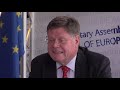 Mart van de Ven: PACE should have the right to vote on its budget