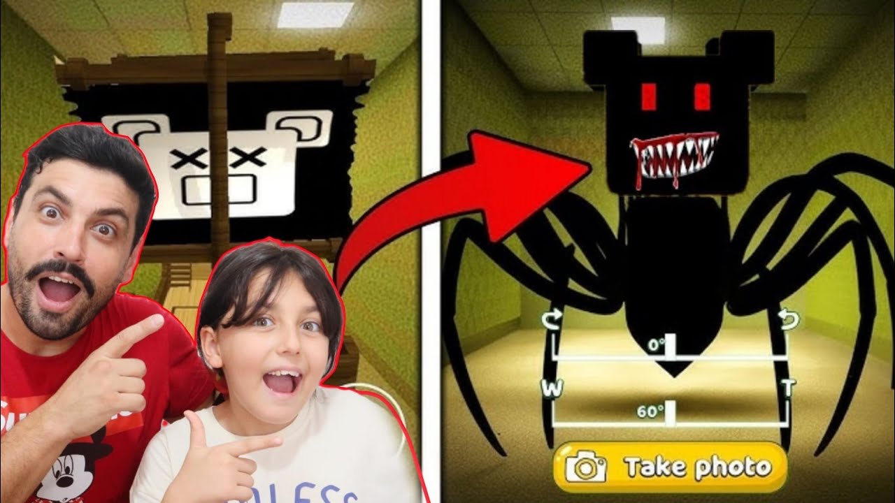 BACKROOMS GİZEMLİ SİYAH AYIYI YAKALADIK 😱