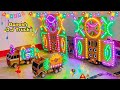 mini dj truck loading Durga muti mini dj truck Radha krisana dj light truck gauri ganesh Pooja