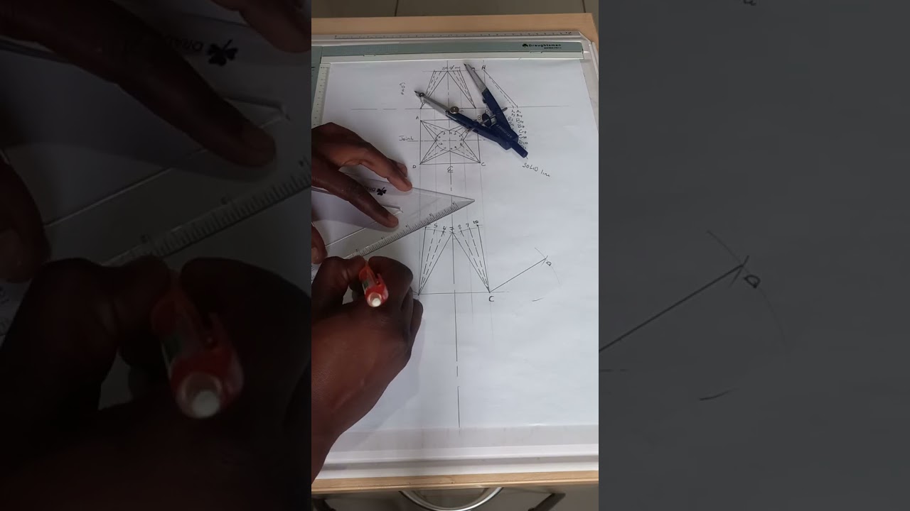 Triangulation method technical drawing PART 2