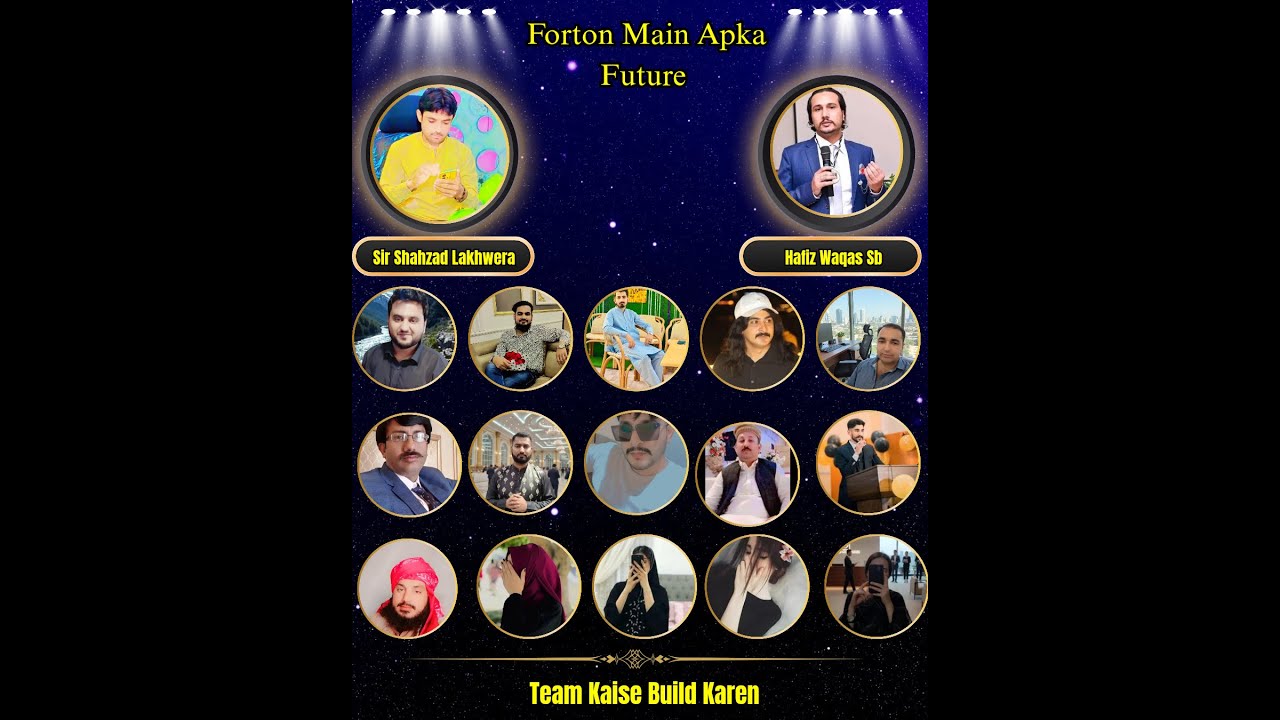 How To Build Team And Fortone Future By Sir Shahzad Lakhwera