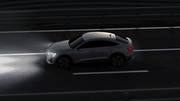 All new Audi e-tron Sportback - Digital Matrix LED functions