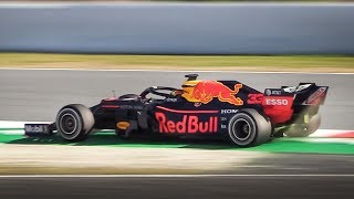 2019 Red Bull RB15 w/ Honda Power Unit testing in Spain
