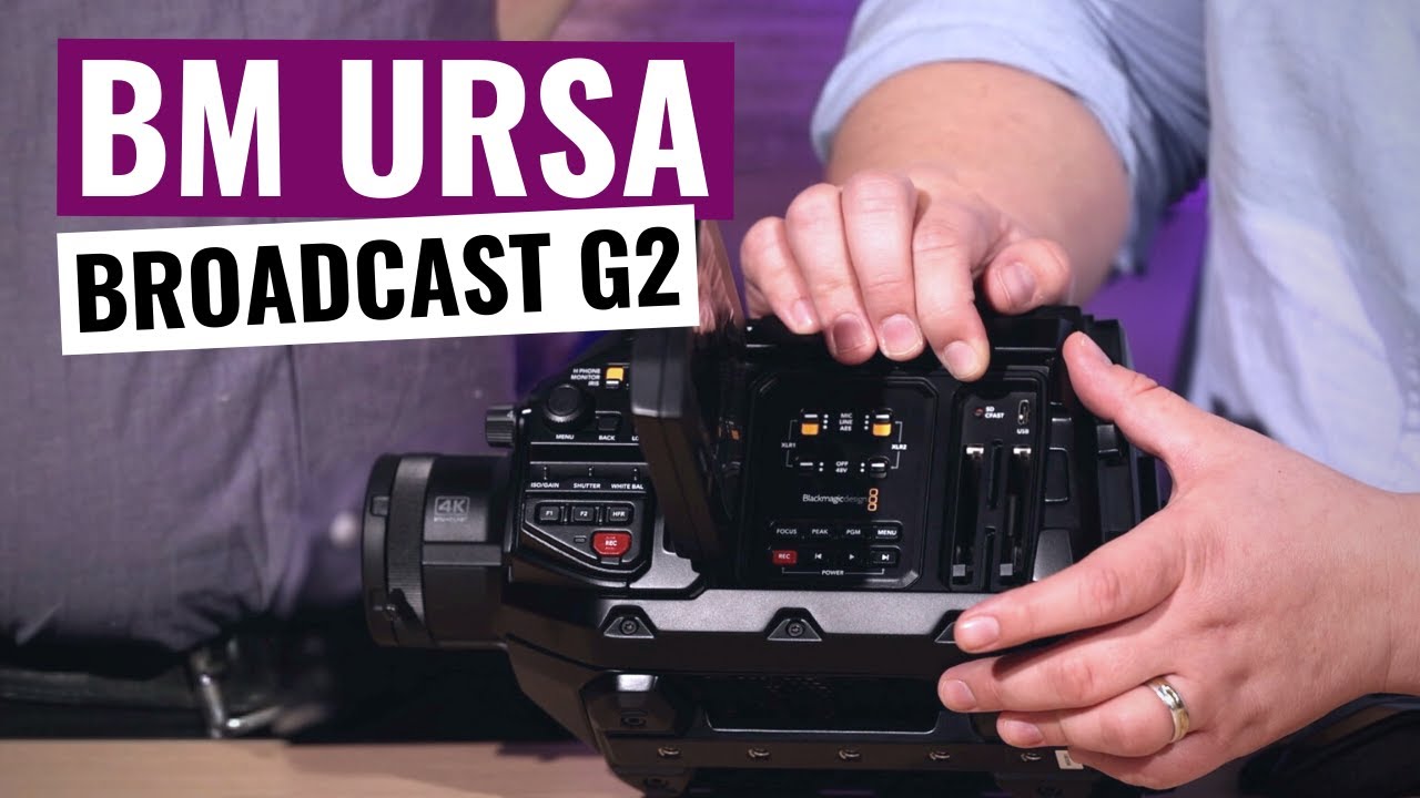 Blackmagic URSA BROADCAST G2: unboxing and how to install EF mount