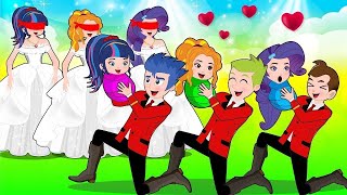 Princess Fashion Dress Design Result with Friends - Hilarious Cartoon Animation