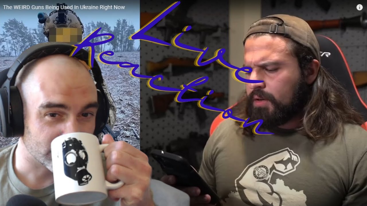 Combat Vet Live Reacts to Brandon Herreras' video about weird guns being used in the Ukraine