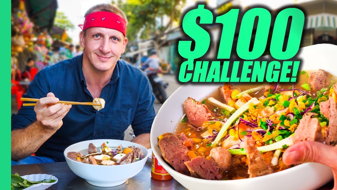 Vietnam $100 Street Food Challenge!! Best Street Food in Saigon!!! | Best Ever Food Review Show