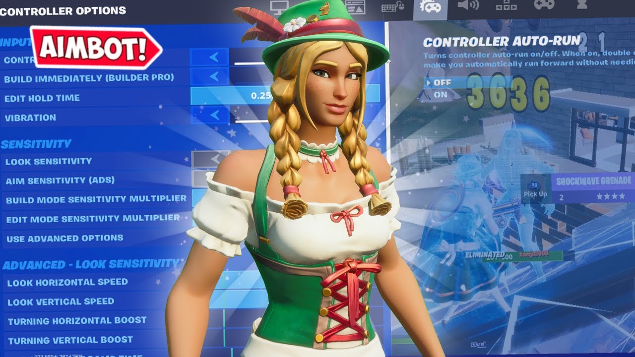 Best *AIMBOT* Controller Settings For Fortnite Chapter 2