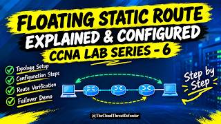 Floating Static Route Explained & Configured | Live Demo | Backup route configuration #ccna #ccnp Update