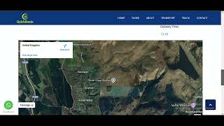 PHP Courier Logistics Website with Live Tracking – Full Project Showcase
