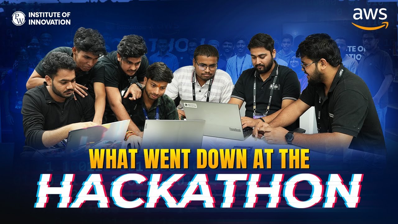 PW IOI × AWS Hackathon Recap | 24 Hours of Innovation, Teamwork & Hustle