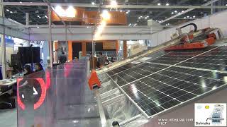Solar panel cleaning robot / #No rail tracks installation model available