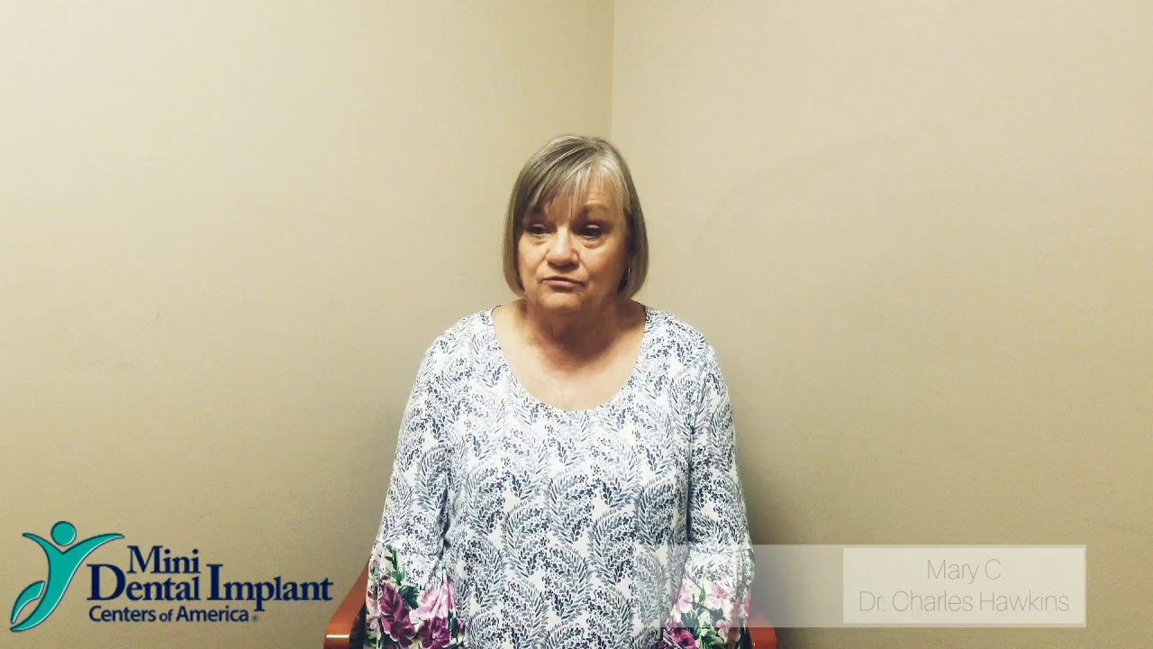 Mini Dental Implant Testimonial Dr. Charles Hawkins Zanesville