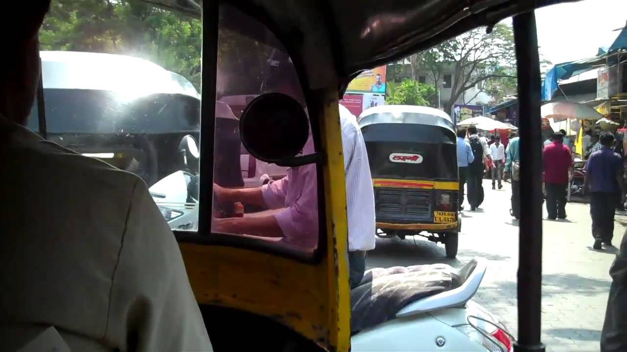 In the tuk tuk - Mumbai, India   April, 2011