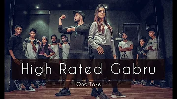 HIGH RATED GABRU | One Take | Guru Randhawa | Tejas Dhoke Choreography | Dancefit Live