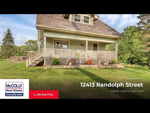12413 Randolph Street, Crown Point, IN home video tour