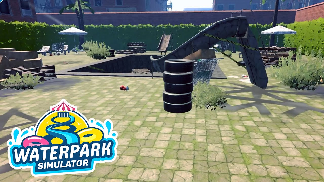 Новая зона и бассейны - Waterpark Simulator #4 Прохождение 