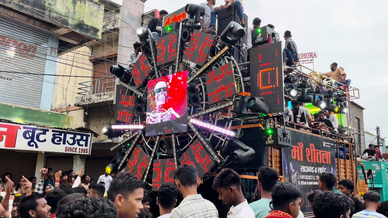 Dj MAA SHITLA - Big Set-UP in Bilaspur Jhanki 2025 💥 