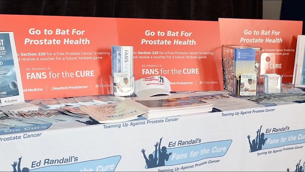 Baseball broadcaster raises awareness for prostate cancer