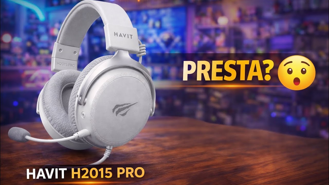 H2015 Expla HAVIT H2015 Pro Headset BOM e BARATO que me SURPREENDEU MUITO! - YouTube