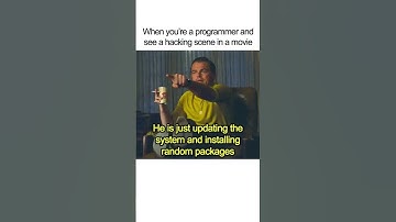 When Programmers Watch Hacking Movies | #movie #programmer #shorts