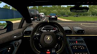 2017 Lamborghini Huracan Performante - City Car Driving [Steering Wheel Game Play] screenshot 1