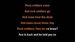 Ace Frehley  - Rock Soldiers - clay wood karaoke