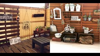 【DIY】100均の商品を使った「ベランダ」のお洒落なインテリアアイデア♡～Fancy interior idea of veranda.