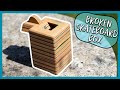 How To Make A Recycled Skateboard Box w/ Sliding Lid &amp; Magnet