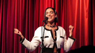 Dua Lipa live in LA performing "IDGAF" acoustic 9-28-18