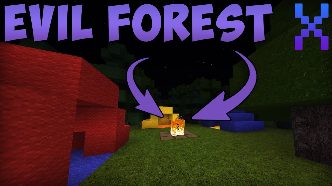 Интересная Хоррор Карта в Minecraft - "Evil Forest"