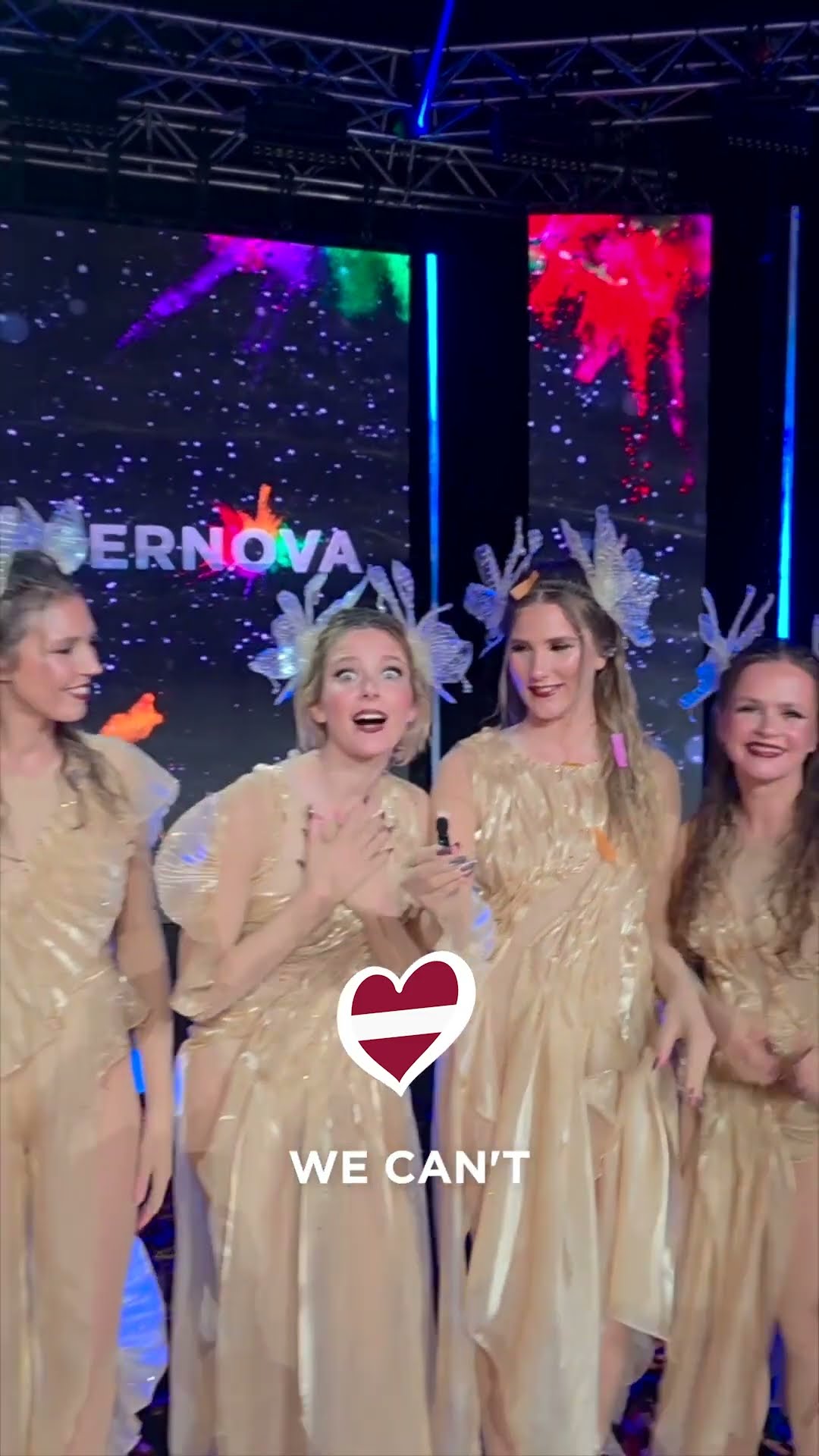 Latvia's Supernova winners Tautumeitas are already excited for #Eurovision2025 in May ⭐ ??