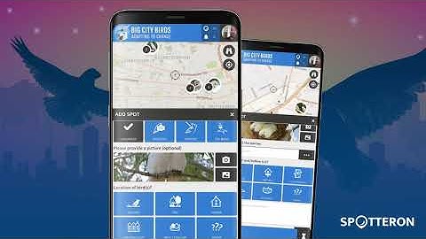 SPOTTERON Citizen Science App | Add Spot Dialogue in Big City Birds