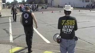Preaching At Duluth/Superior Gay Pride Festival 09