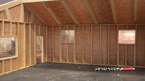 1:24 Scale Model RC Backyard Hobby Garage  - Build Video #1 - 3DRC