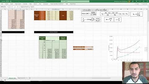 Excel for Chemical Engineers | 81 | Optimum pipe diameter - 3 Using Ms Excel (2)