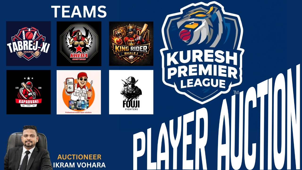 LIVE PLAYER AUCTION I KURESHI PREMIER LEAGUE I SEASON 1 I ANAND