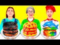 自分 vs おばあちゃんの料理チャレンジ | 賢い食のアイデア TeenTeam Challenge