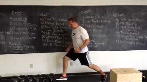 Split Squat Thoracic Rotation