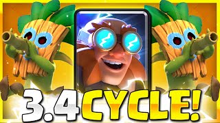 THIS SHOULD BE ILLEGAL!! 🔥 NEW ELECTRO GIANT CYCLE IN CLASH ROYALE!!