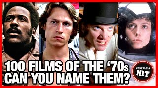 100 FILMS Of The '70s! | Can YOU Name Them All Correctly???