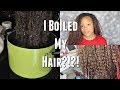 I BOILED MY SYNTHETIC WIG... AND THIS IS WHAT HAPPENED!