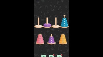 tower of Hanoi sort level 49 to  level 59 || games solution || popular games || puzzle games