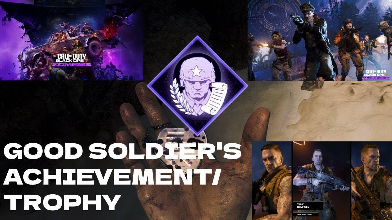 CALL OF DUTY BLACK OPS 7: GOOD SOLDIERS ACHIVEMENT/TROPHY