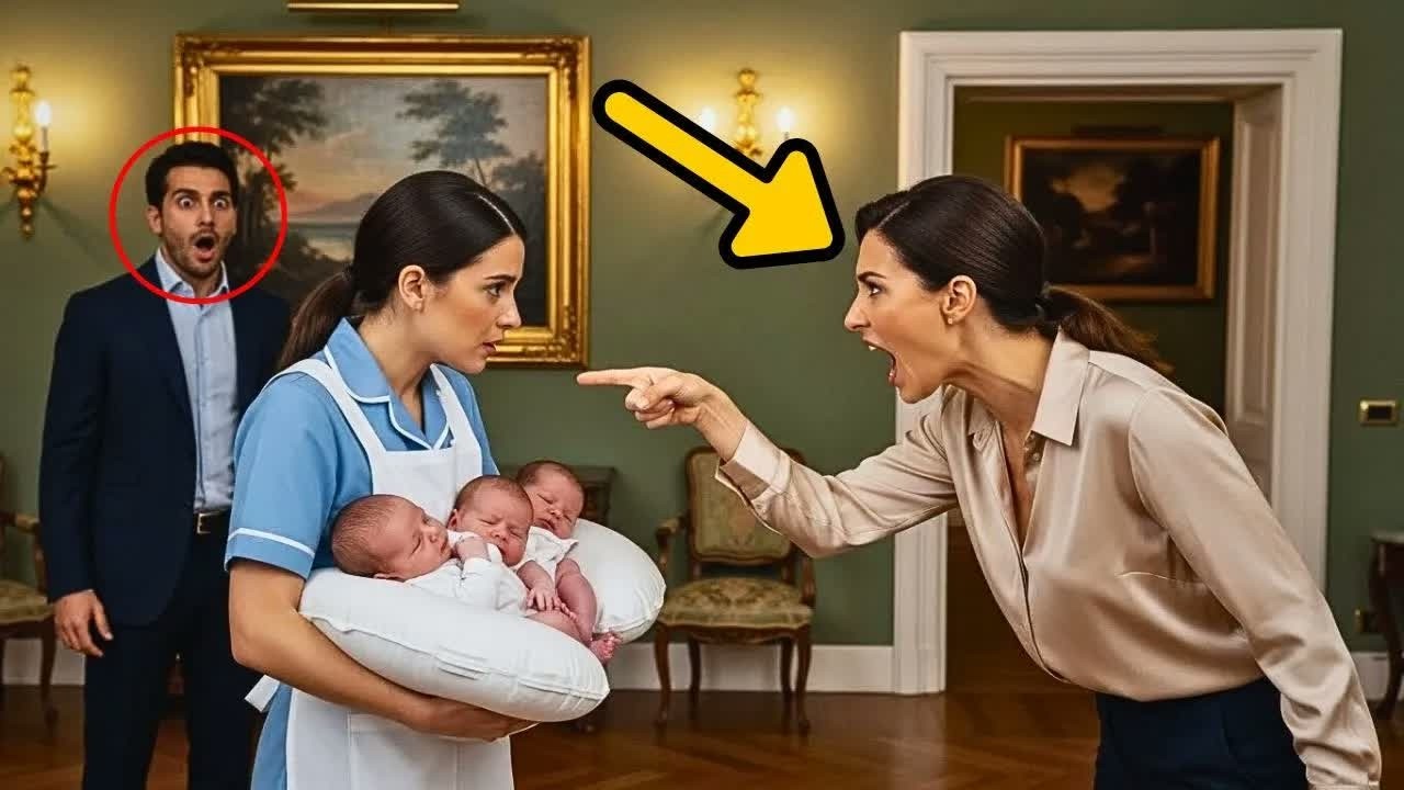 «MILIONARIO VEDOVO SI NASCOSE PER TESTARE LA FIDANZATA COI 3 GEMELLI… MA LA DOMESTICA SCOPRÌ TUT