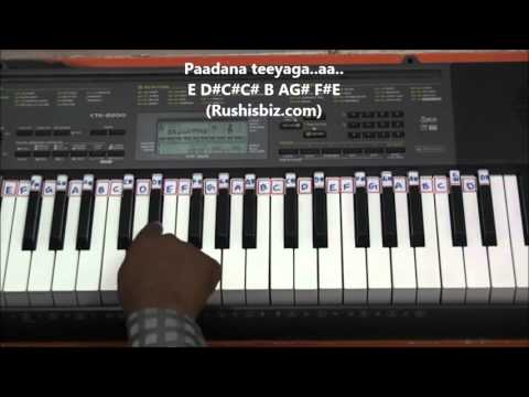 O Paapa Laali (Piano Tutorial) - Geetanjali (Telugu)