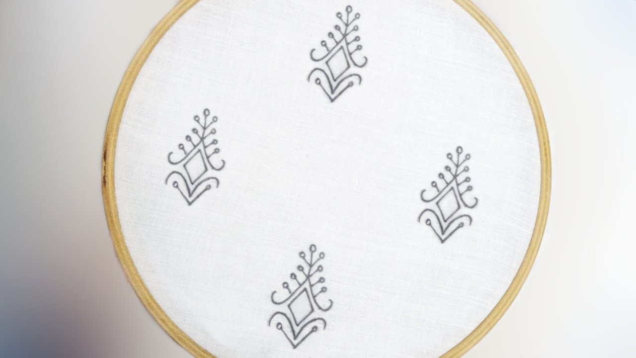 All Over Embroidery Design for Dress/Kurti (Hand Embroidery Work) YouTube