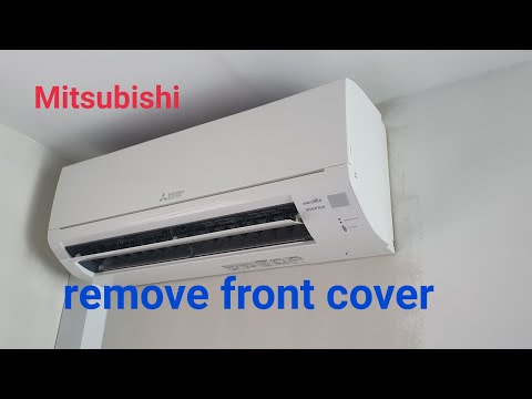 Mitsubishi starmex aircon | how to remove front cover